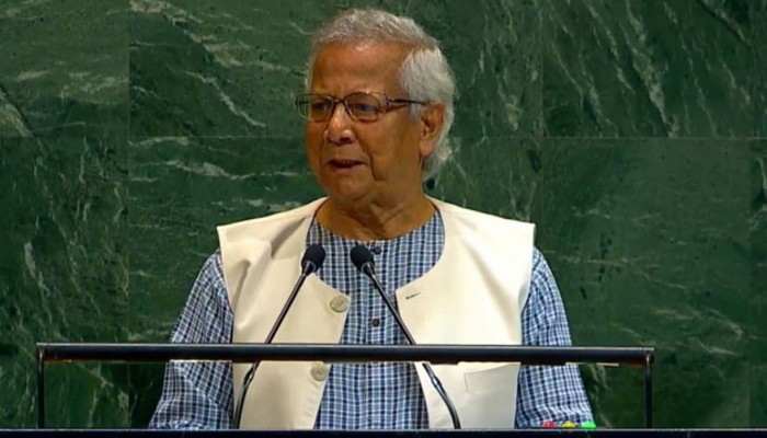 ফিলিস্তিনকে স্বাধীন রাষ্ট্রের স্বীকৃতি দেয়ার দাবি প্রধান উপদেষ্টার
