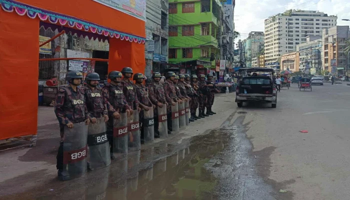 সারাদেশে ২৮৫৭ পূজামণ্ডপের নিরাপত্তায় ৪৩০ প্লাটুন বিজিবি