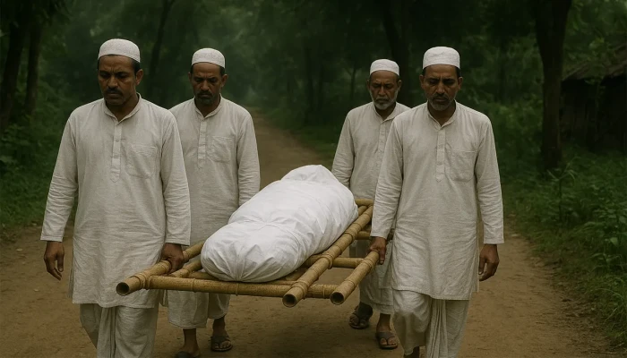 ম. রাশেদুল হাসান খানের কবিতা ‘শবযাত্রার সহগামী’