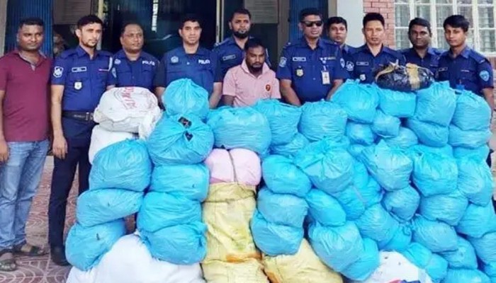 ছাদে শুকানো হচ্ছিল গাঁজা, অভিযানের সময় লাফ দিয়ে পালালেন ইউপি সদস্য