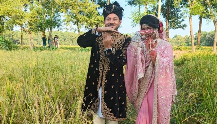 বিএনপির মনোনয়ন ইস্যুতে এবার ধানক্ষেতে দাঁড়িয়ে নবদম্পতির রিভিউ আবেদন