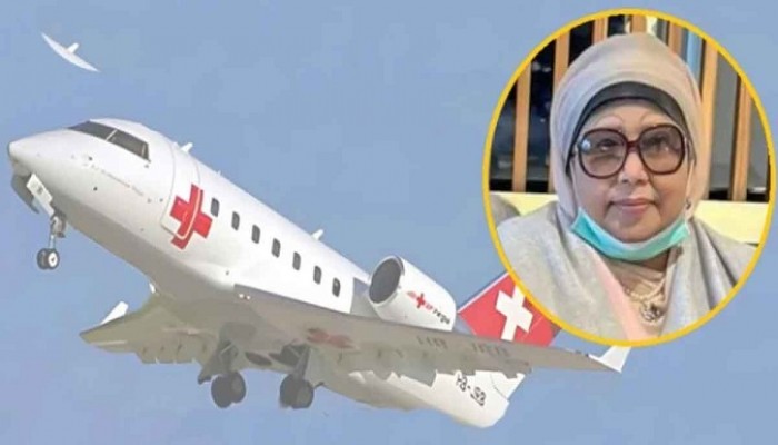 খালেদা জিয়াকে নিতে আসছে জার্মান এয়ার অ্যাম্বুলেন্স