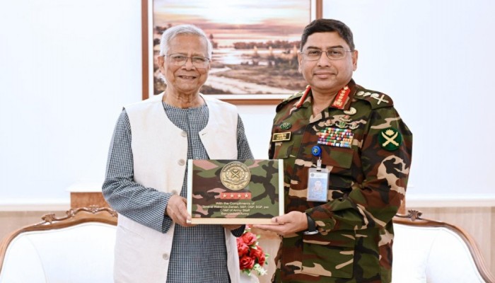 প্রধান উপদেষ্টা ও সেনাপ্রধানের বিদায়ি সাক্ষাৎ