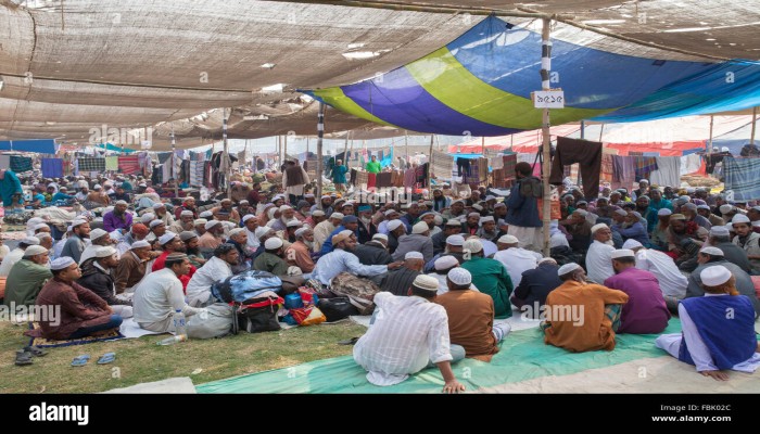 মাওলানা সাদের অনুসারীদের অংশ গ্রহণে চাঁদপুরে জেলা ইজতেমা শুরু
